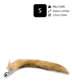 Buttplug mit Fuchsschwanz aus Kunstfell