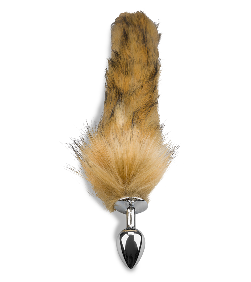 Buttplug mit Fuchsschwanz aus Kunstfell