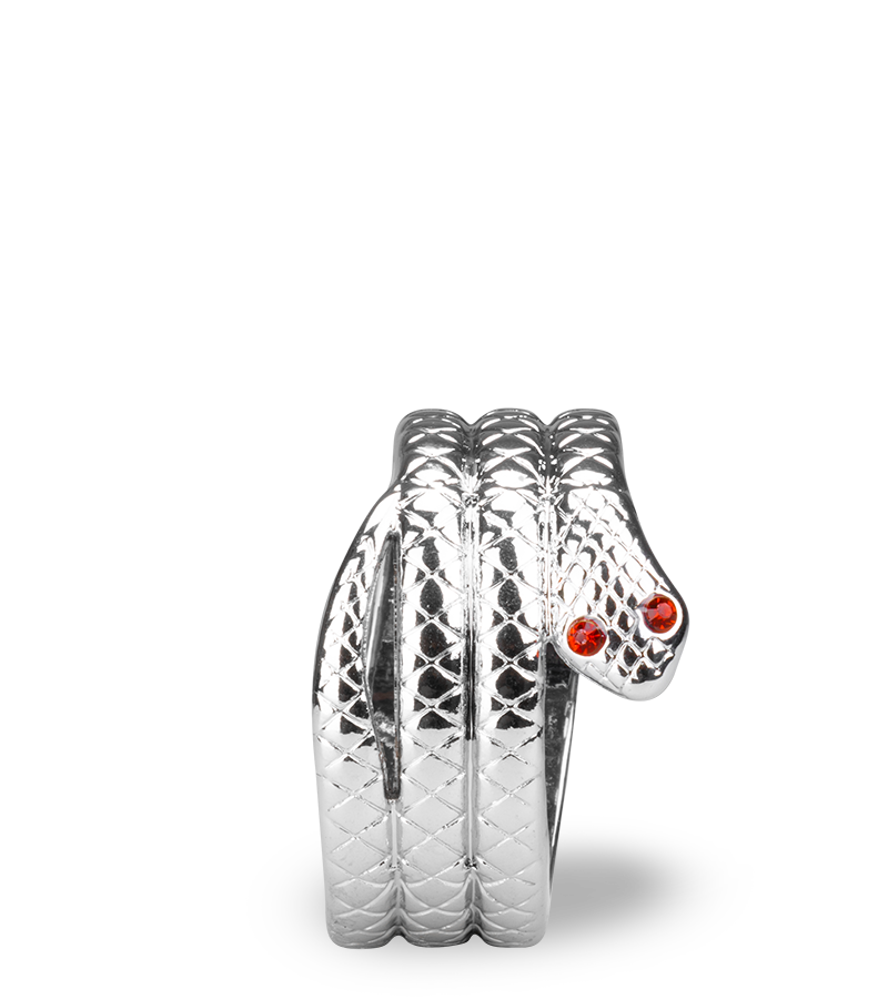 Cockring aus Edelstahl Medusa