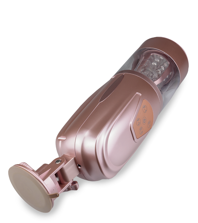 Deluxe Teleskop-Masturbator mit Stoßfunktion