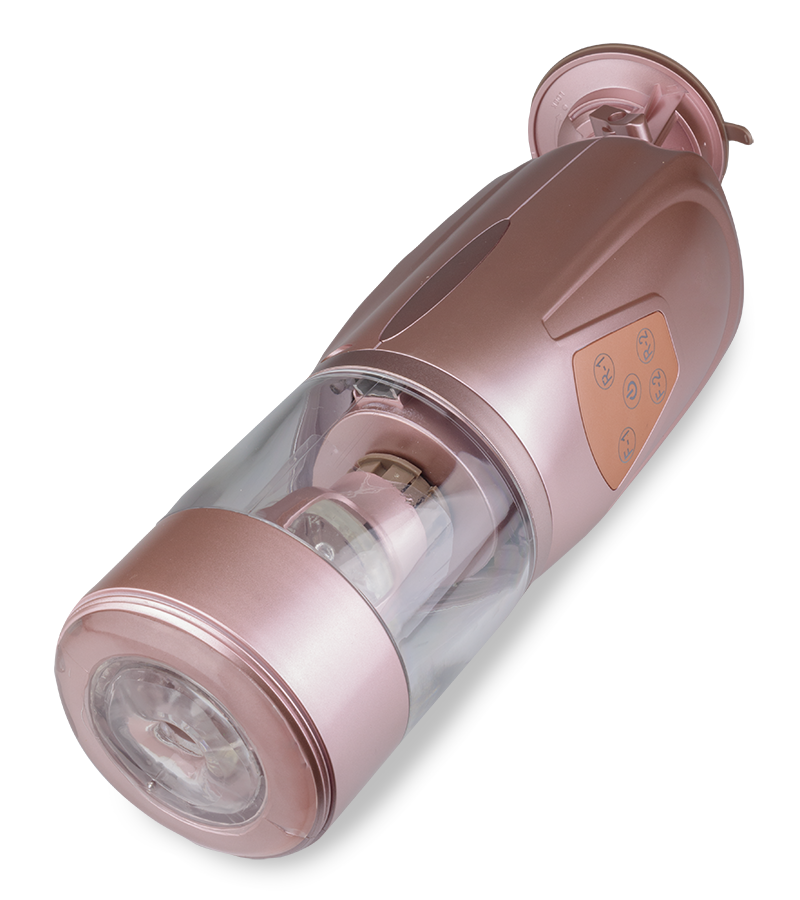 Deluxe Teleskop-Masturbator mit Stoßfunktion