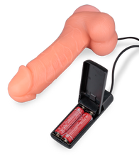 Laden Sie das Bild in den Galerie-Viewer, Dicker Dildo-Vibrator mit Rotation und Saugnapf