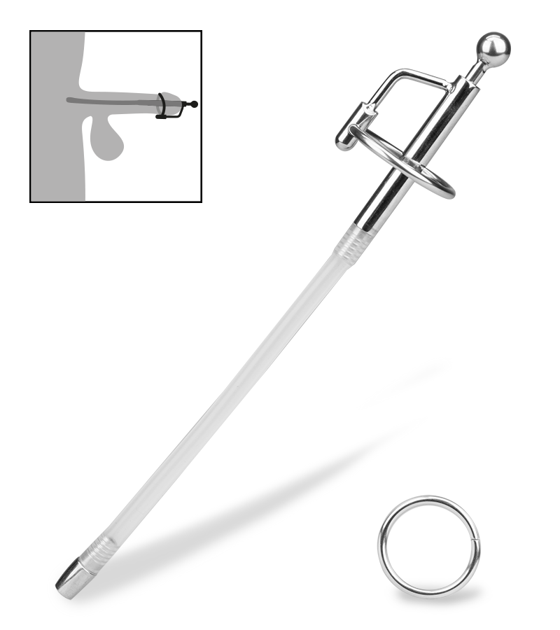 Dilator mit Spermastopper und Eichelring Venera