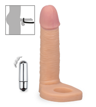 Laden Sie das Bild in den Galerie-Viewer, Dildo-Vibrator für Doppelpenetration