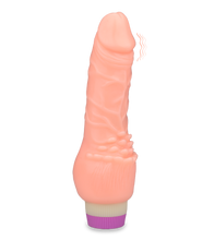 Laden Sie das Bild in den Galerie-Viewer, Dildo-Vibrator mit breiter genoppter Basis