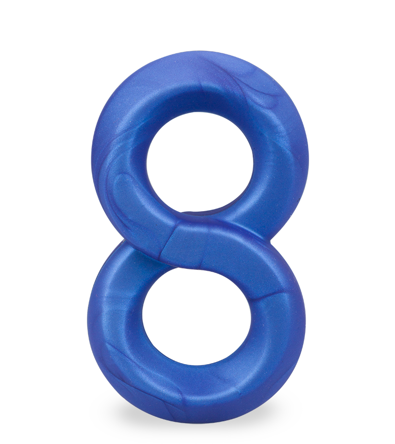 Doppel-Cockring aus medizinischem Silikon Julo