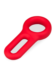 Laden Sie das Bild in den Galerie-Viewer, Doppel-Cockring aus medizinischem Silikon Vaster