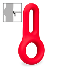 Laden Sie das Bild in den Galerie-Viewer, Doppel-Cockring aus medizinischem Silikon Vaster