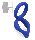 Doppel-Cockring aus Silikon Moon