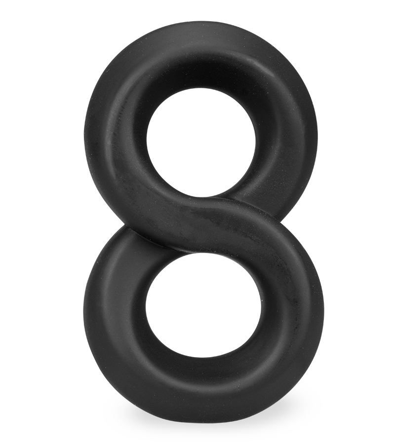 Doppel-Cockring für Penis und Hoden