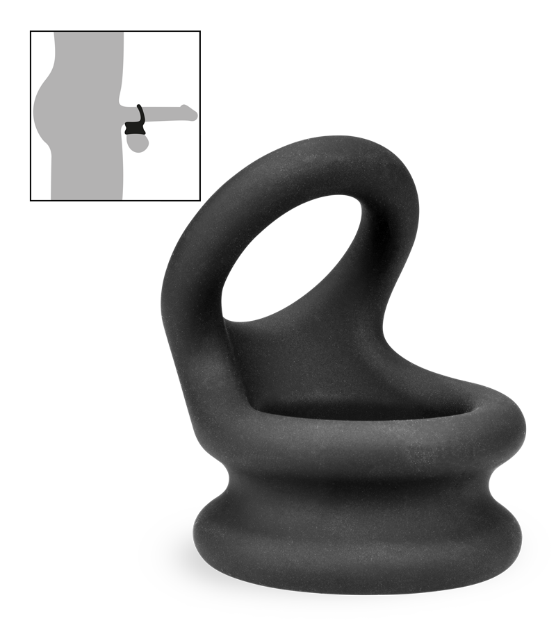 Doppel-Cockring für Penis und Hoden Plop