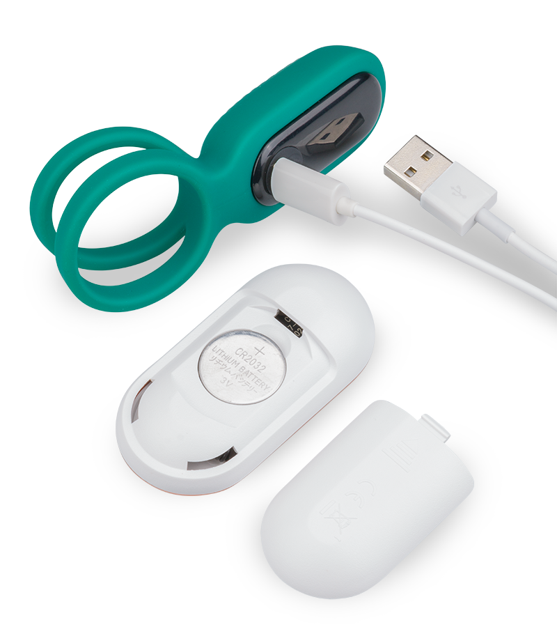 Doppel-Cockring mit Klitorisstimulator Unity