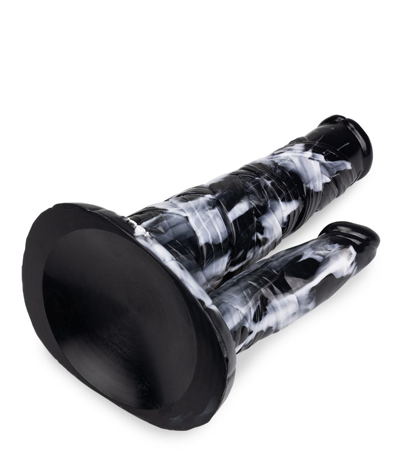 Doppeldildo mit Saugnapf Zentaur