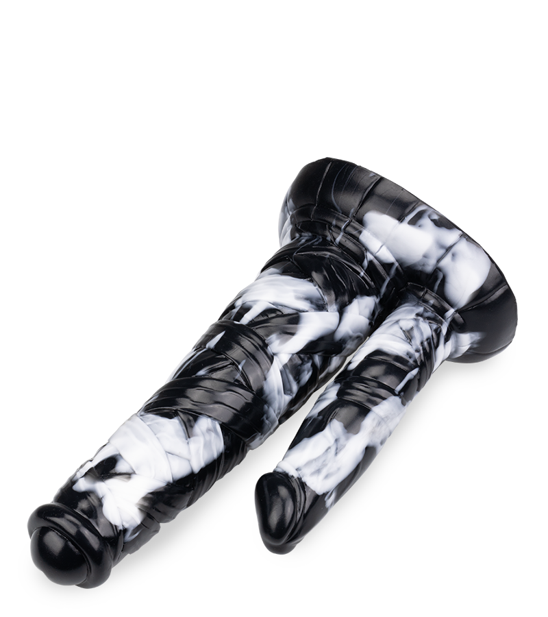 Doppeldildo mit Saugnapf Zentaur