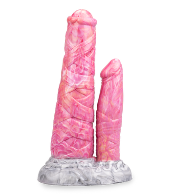 Doppeldildo mit Saugnapf Zentaur