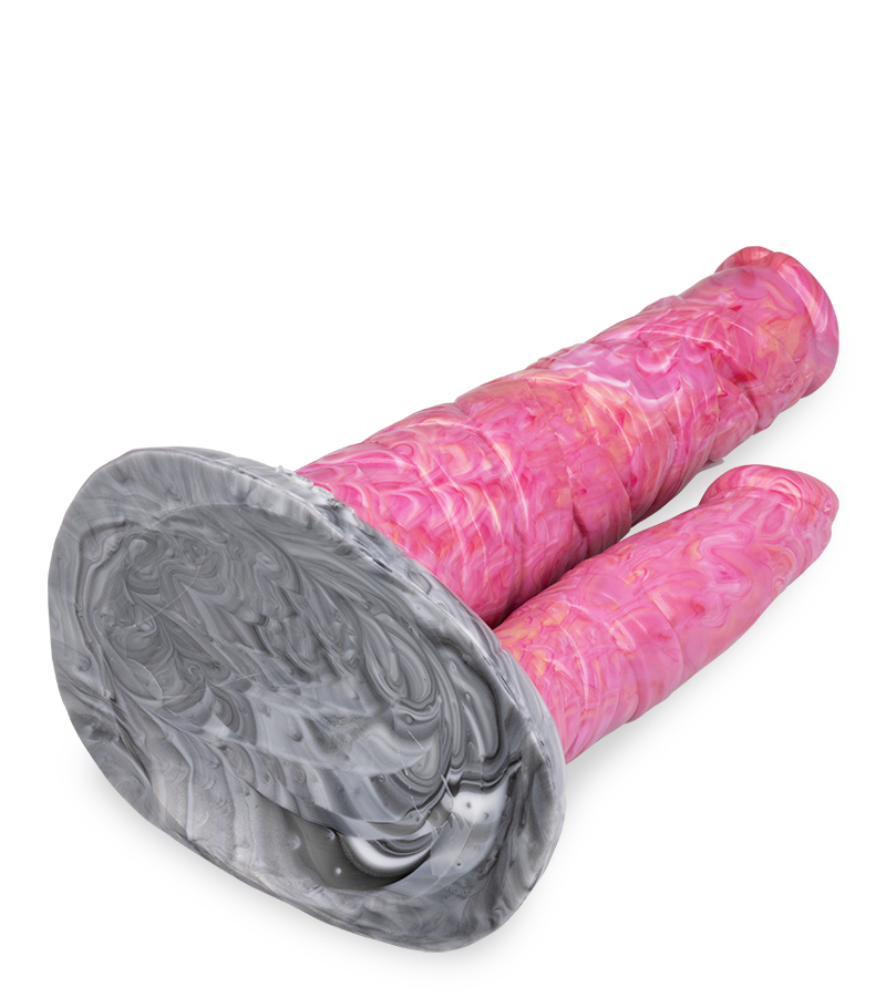 Doppeldildo mit Saugnapf Zentaur