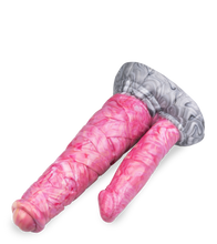 Laden Sie das Bild in den Galerie-Viewer, Doppeldildo mit Saugnapf Zentaur