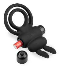 Laden Sie das Bild in den Galerie-Viewer, Doppelter Cockring mit Vibration 10 Modi