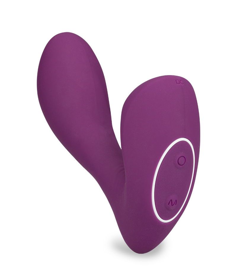 Druckwellenstimulator mit Innendildo Fame