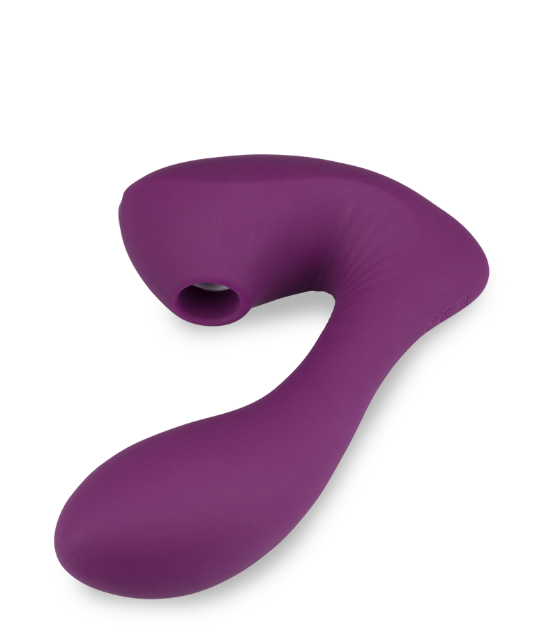 Druckwellenstimulator mit Innendildo Fame