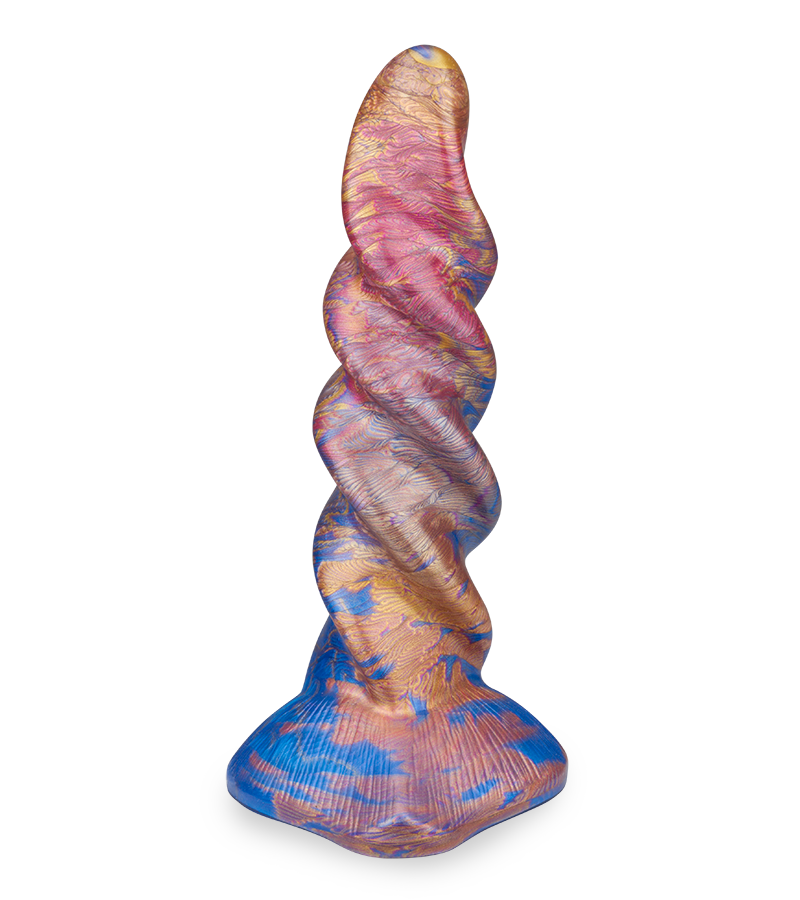 Einhorn-Dildo mit Saugnapf 22 cm