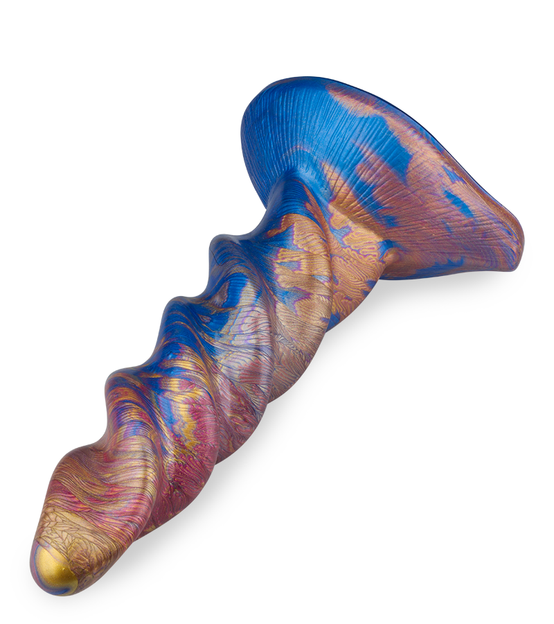 Einhorn-Dildo mit Saugnapf 22 cm