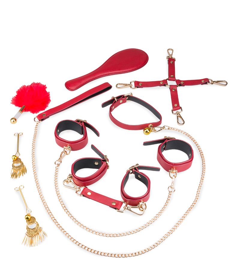 Elegantes BDSM-Set 8-teilig