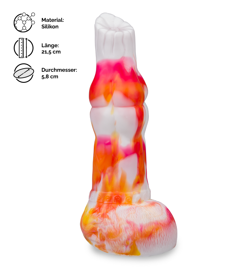 Fantasy-Dildo mit Saugnapf Hippokamp