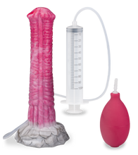 Laden Sie das Bild in den Galerie-Viewer, Fantasy-Spritzdildo mit Saugnapf Sleipnir