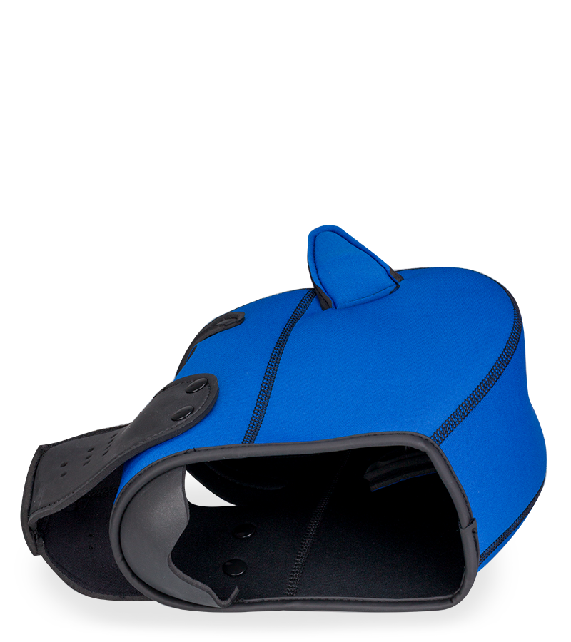 Farbige Puppy-Play-Hundemaske aus Neopren