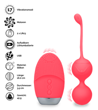 Laden Sie das Bild in den Galerie-Viewer, Ferngesteuerte Liebeskugeln mit Vibration Bounce