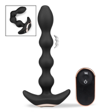 Laden Sie das Bild in den Galerie-Viewer, Ferngesteuerte vibrierende Analkette Devotion