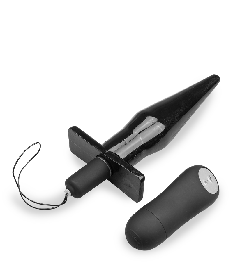 Ferngesteuerter Analvibrator, konische Form