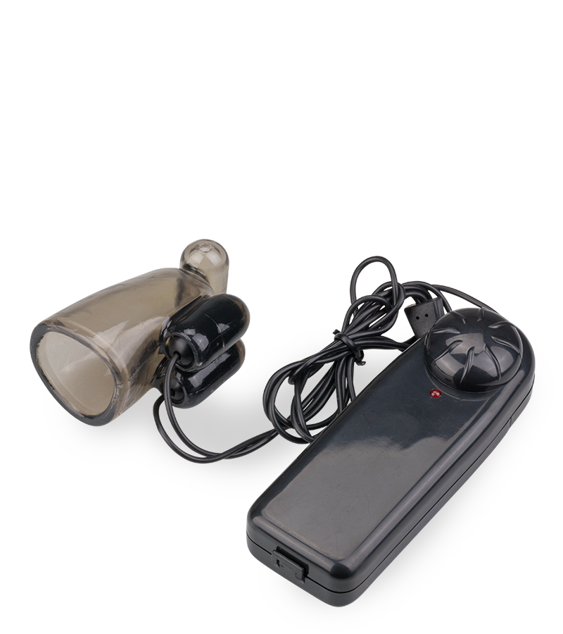 Ferngesteuerter Eichel-Masturbator mit Vibration