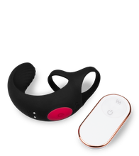 Laden Sie das Bild in den Galerie-Viewer, Ferngesteuerter Hoden-Massager mit Doppel-Cockring Shape