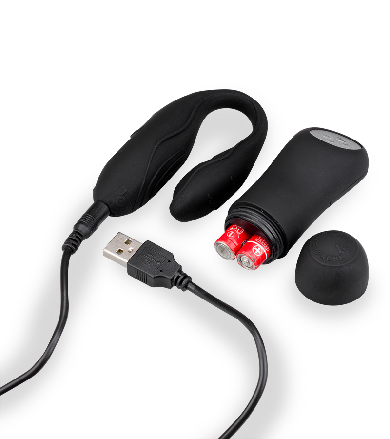 Ferngesteuerter Paar-Vibrator Lov&#039;Inside™ – Schwarz