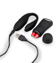 Laden Sie das Bild in den Galerie-Viewer, Ferngesteuerter Paar-Vibrator Lov&#039;Inside™ – Schwarz