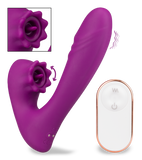 Ferngesteuerter Pulsator und Vibrator Lila