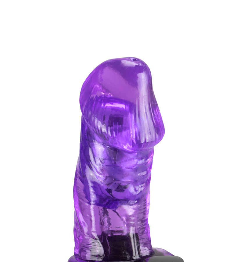 Ferngesteuerter Umschnallvibrator mit Innendildo