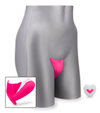 Ferngesteuerter Vibro-Slip mit genopptem Innendildo