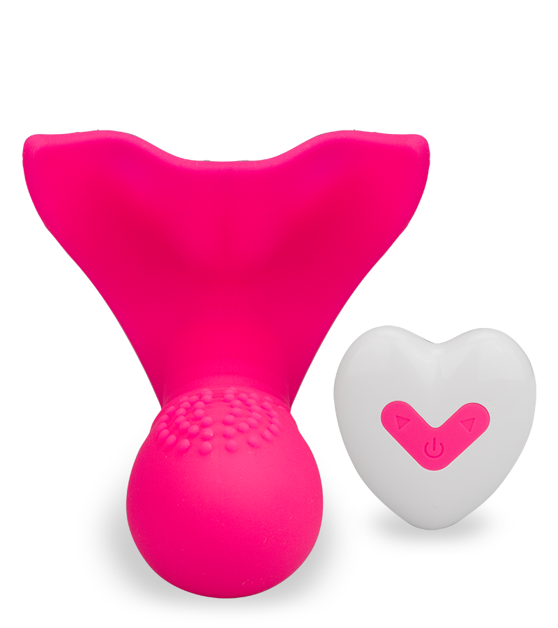 Ferngesteuerter Vibro-Slip mit genopptem Innendildo