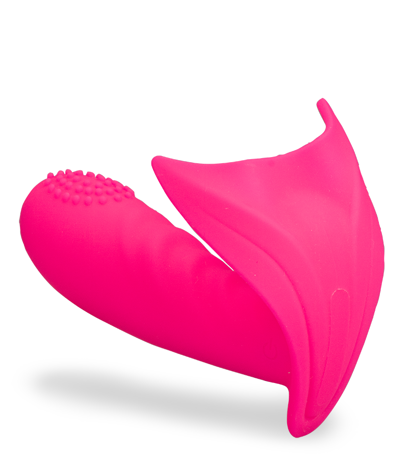 Ferngesteuerter Vibro-Slip mit genopptem Innendildo