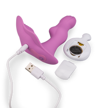 Laden Sie das Bild in den Galerie-Viewer, Ferngesteuerter Vibro-Slip mit Innendildo