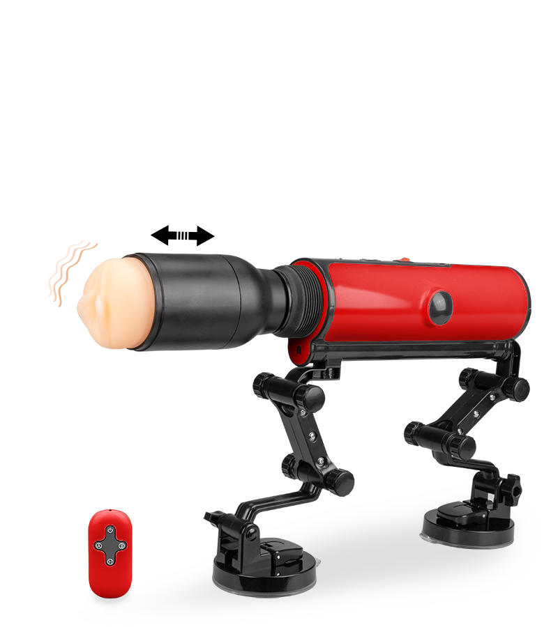 Fickmaschine mit vibrierendem Masturbator