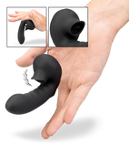 Fingervibrator mit Cunnilingus-Zunge