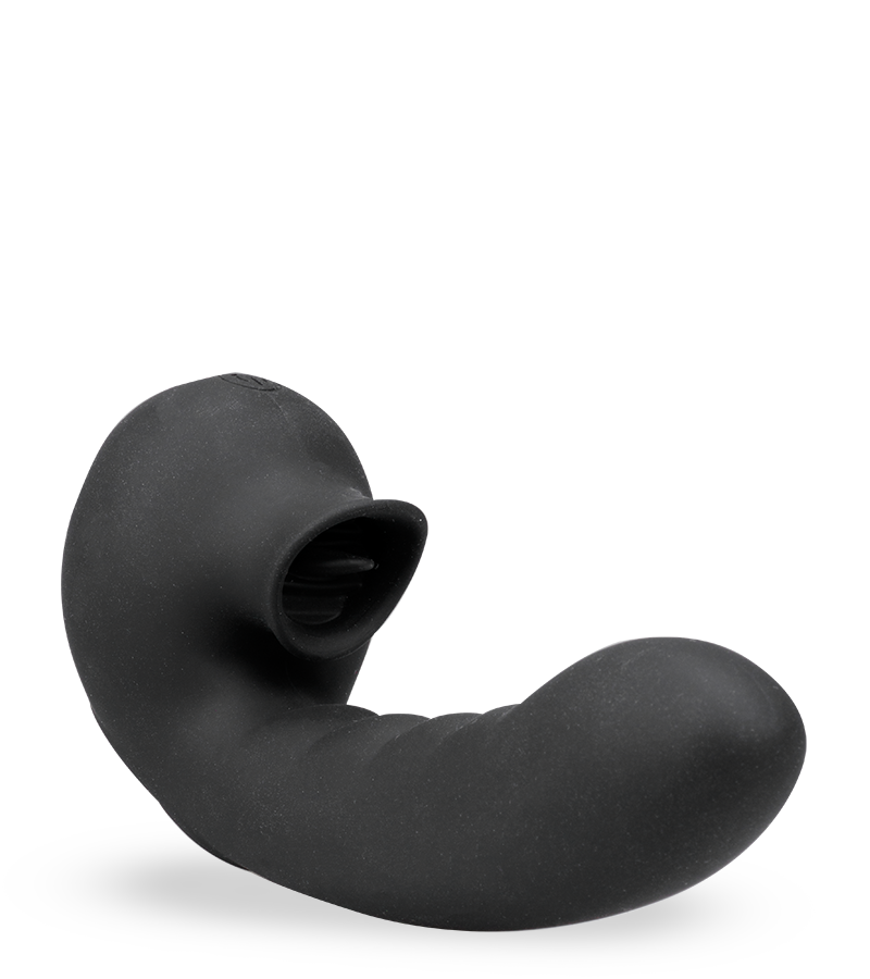 Fingervibrator mit Cunnilingus-Zunge