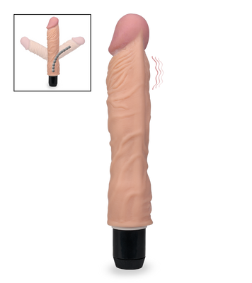 Formbarer Dildo-Vibrator 20 cm