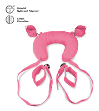 Laden Sie das Bild in den Galerie-Viewer, Fuß- und Handfesseln mit Nackenrolle