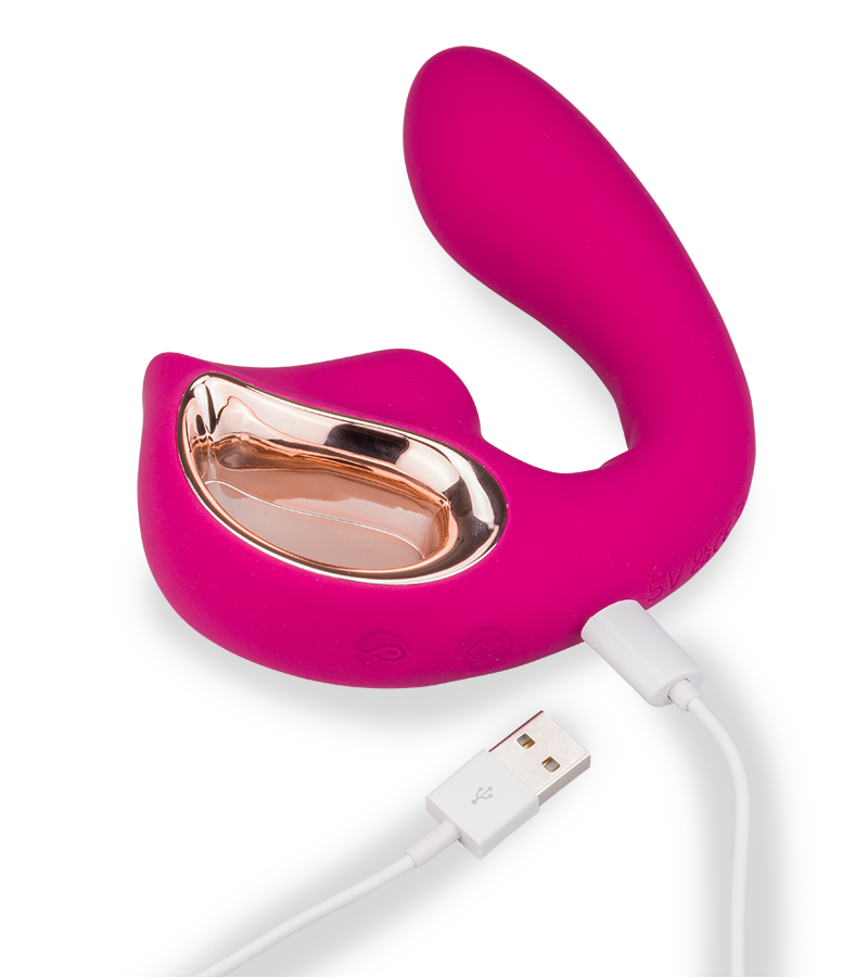 G-Punkt-Vibrator mit Druckwellen Empress