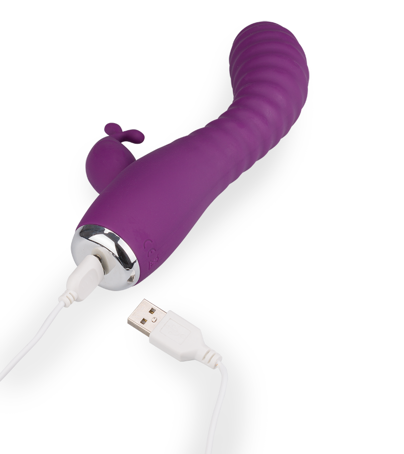 G-Punkt-Vibrator mit Klitorisreizer Wendy